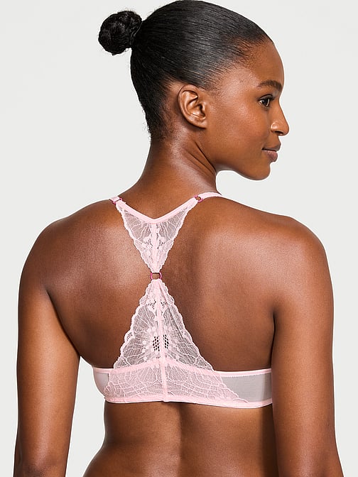 Reggiseno Push-up Victoria's Secret – Taille 36A (80A), Coppa A, Grigio, Pizzo – Nuovo Senza Etichette