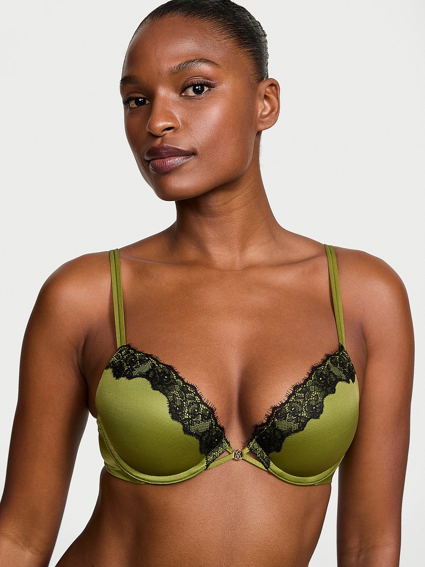 Reggiseno 40DD Oro Beige Argento Extreme Lift Victorias Secret